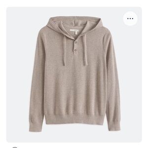 Men's Beige Hoodie Sweatshirt